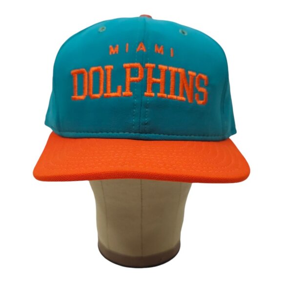 AJD Miami Dolphins Snapback Cap NFL Football Vintage 90s USA Made Embroidered - Picture 9 of 13
